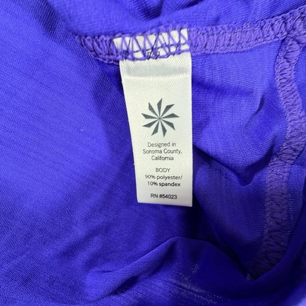 Athleta Top Women's Sz S Bluish Purple Sleeveless Pacifica‎ Stretch